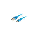USB Cable - Lanberg CA-USBO-22CU-0005 0.5m USB 2.0 A to C Blue