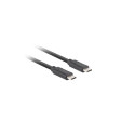 USB Cable - Lanberg Cable 3.2 Gen2 1m Pd100w, Black