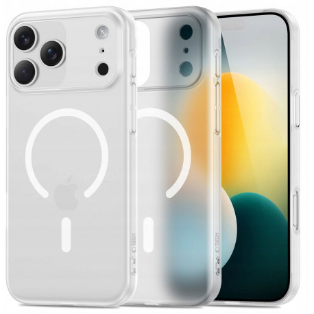 Tech-Protect kaitseümbris Apple iPhone 17 Pro Max MagSlim MagSafe, valge/matt