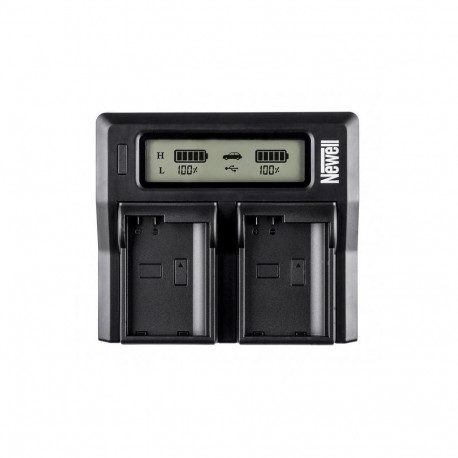 Dual channel charger Newell DC-LCD for NP-FW battery