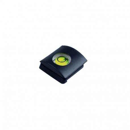 Hotshoe cover with spirit level