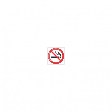 Ohutus - silt Mitte suitsetada! / No smoking! kleebis 10x10cm Suitsetamise keeld