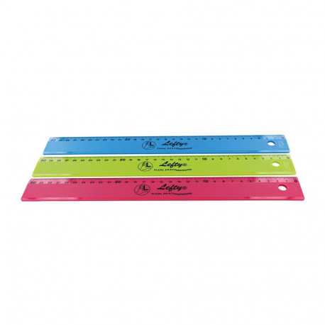 Joonlaud 30cm Wedo KUM Lefty vasakukäelistele assortii
