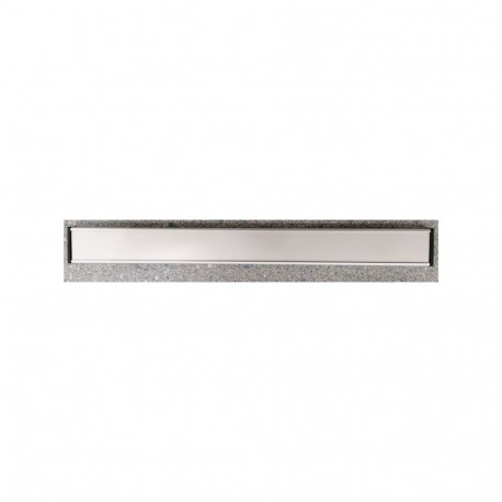 Uksesilt tekstile, kitsas 30.31- 31x300mm/ anod. alum. + kile