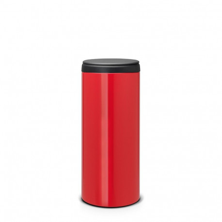 Prügikast 30L, Brabantia, Flipbin, puutele avanev/ Passion Red,  punane