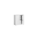 Arhiivikapp/ hoiukapp Style met. madal 2 riiulit 11904, h-1000x1000x400mm, lukustatav pöördkäepide+2