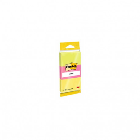 Märkmepaber iseliimuv POST-IT 38x51mm, 3 x 100l, neoonassortii, blisterpakend