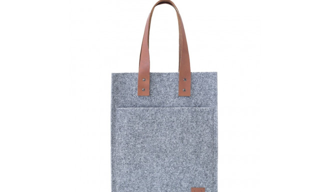 Kandekott HENNES 41x32x15 cm, sülearvutile 15", vildist, hall, Nordhale