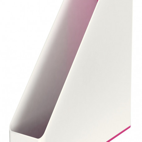 Dokumendikast 73x318x272mm Leitz WOW Dual colour, läikiv, valge-roosa