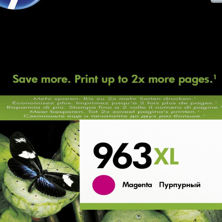 Tint HP 3JA28AE 963XL Magenta High Yield suuremahuline 23.25ml 1600lk OfficeJet Pro 9010 9012-9014 9
