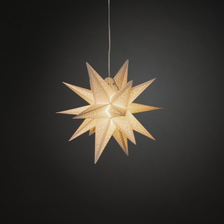 3D Pabertäht wwLED G4; D-45cm, hämardatav; IP40; trafo; 500cm valge kaabel/ valge, siseruumi