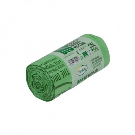 Prügikott komposteeritav / biolagunev 35l Special (58x77cm) 23 mic, 25tk/rullis, tähtpõhi, toidujäät