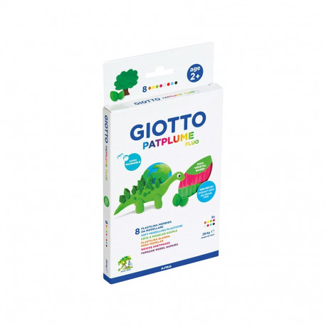 Plastiliin Giotto Patplume 8x33g neoon toonid