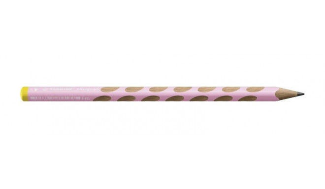 Harilik pliiats Stabilo EASYgraph Pastel roosa, vasakukäelistele