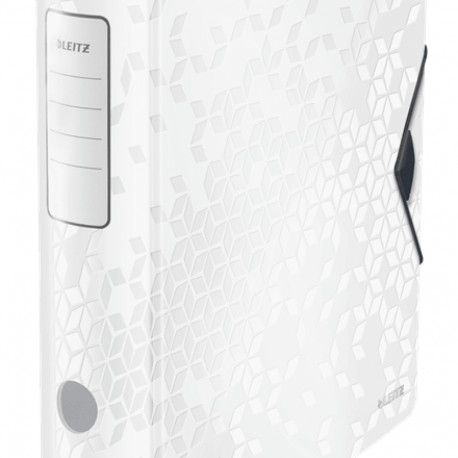 Registraator Leitz Active PP WOW A4/80mm metallik valge