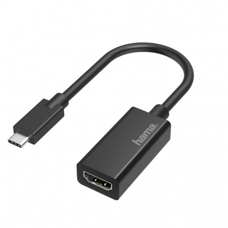 Adapter Hama USB-C M pistik - HDMI (F) pesa, UHD 4096x2160 (4K)