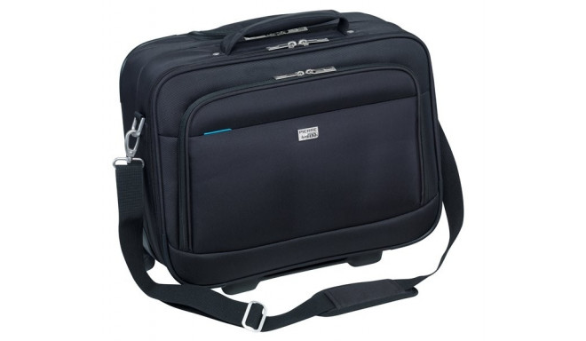 Sülearvutikott ratastega Pierre by Elba Original 17", polüester, must