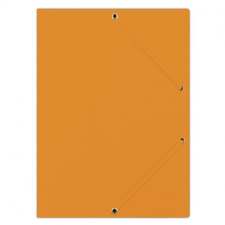 Kummiga mapp Donau, kartong 390g, A4 oranž