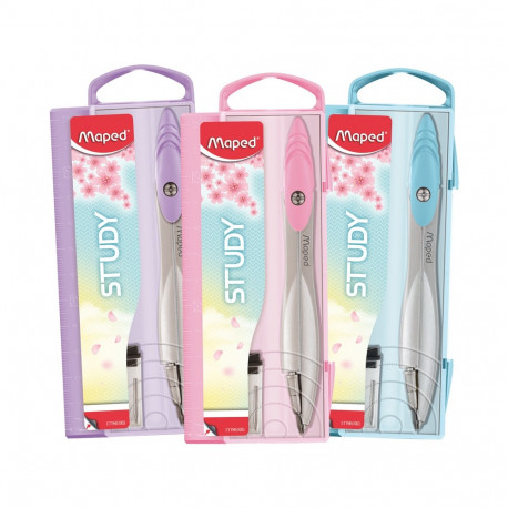 Sirkel Maped Study Pastel, karbis