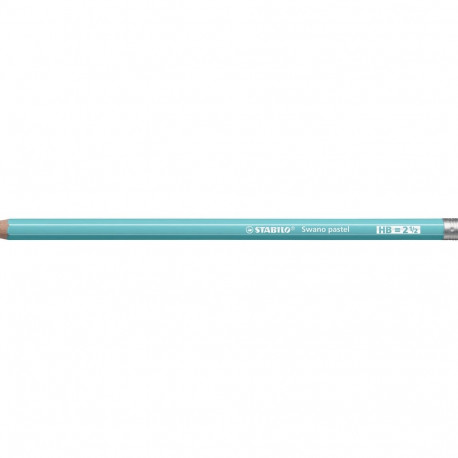 Harilik pliiats STABILO Swano Pastel sinine, HB, kustukummiga