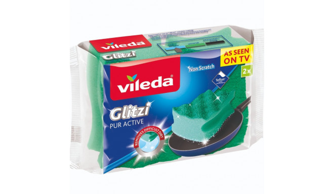 Nõudepesusvamm VILEDA krobeline suurem 2tk Pur Active