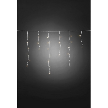 Jääpurika tüüpi valguskett, H-25/75cm, 240 ww LED tulega, L-900cm valgust; 6 ja 9H taimer, lisada pa