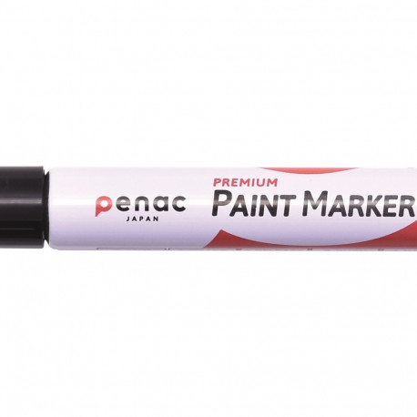 Marker Penac Paint, 2-4mm veekindel, kuumakindel 400C, must