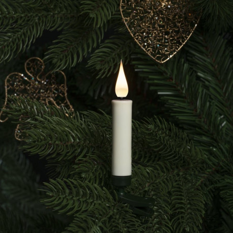 Küünalde komplekt: 12tk klambriga, vilkuv wwLED, taimer 5H, ilma juhtmeta, puldiga, max lülituskaugu