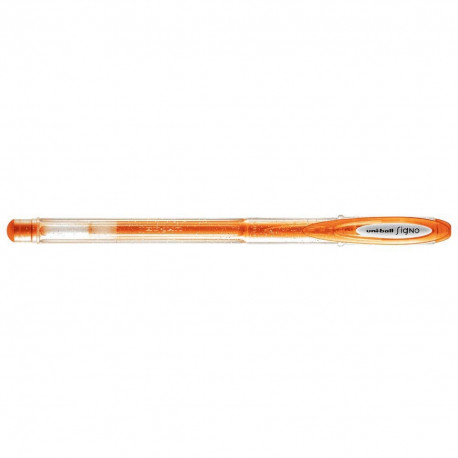Geelpliiats Uni Signo UM120 Sparkling, 1,0 mm, oranž, glitter