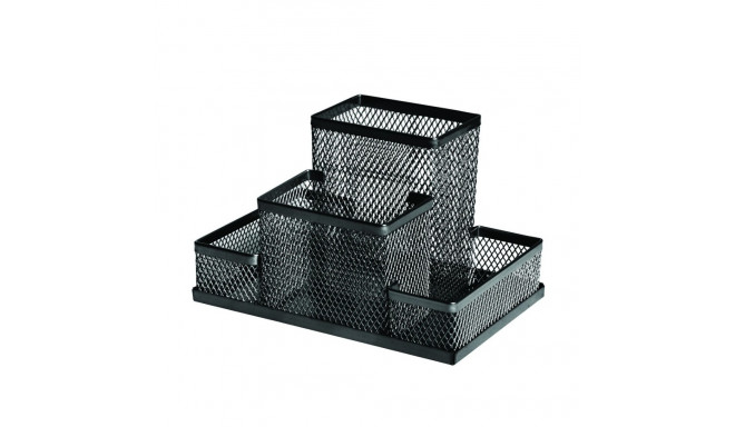 Kirjatarvete alus Forofis, must metallvõrk, 15,3x10,3x10cm