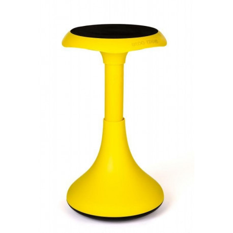 Pukktool/Ergonoomiline töötool Stoo Ripple active chair 43-63cm yellow body/black seat (kollane)