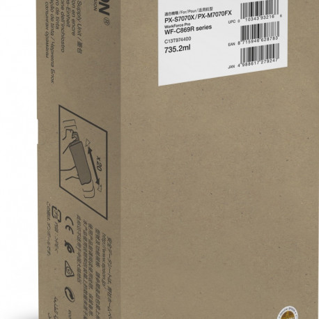 Tint Epson T9744 Yellow XXL 735ml 84000lk Ink Supply Unit WorkForce Pro WF-C869R RIPS