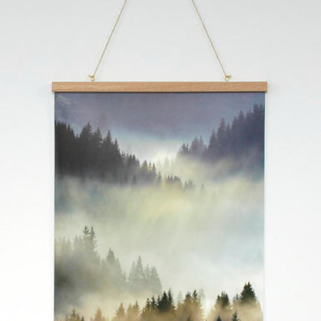 Postri hoidja magnetiga tamm 72423, 51cm/ puit, kompl.