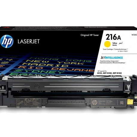 Tooner HP W2412A 216A Yellow/kollane 850lk Color LaserJet Pro M155a, MFP M182n, M182nw, M183fw