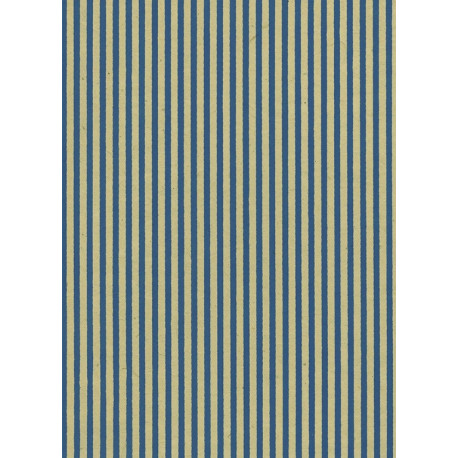 Nepaali paber A4 Stripes Blue on Natural