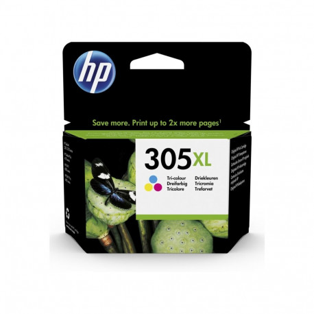 Tint HP 305XL 3YM63AE Tri-color värviline suuremahuline 5ml 200lk Deskjet 23XX/27XX/2710e/Plus 41XX/