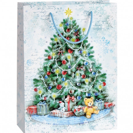 Kinkekott Jõulukuusk, 24x10x32cm