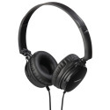Kõrvaklapid+mikrofon Thomson HED2207BK headphones, on-ear 40mm, black/must, 4-pin 3.5mm Stereo, mikr