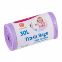 Prügikott McLean 30l lilla sangadega, 25tk/rullis