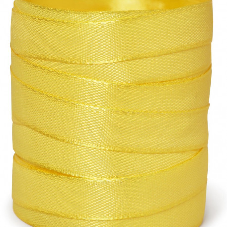 Käsitööpael satiin 10mm x 30m, kollane