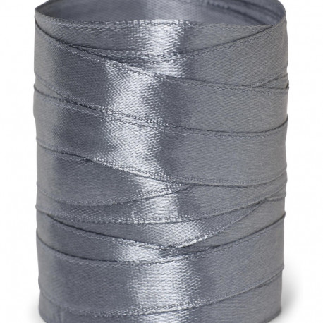 Käsitööpael satiin 10mm x 30m, hõbedane