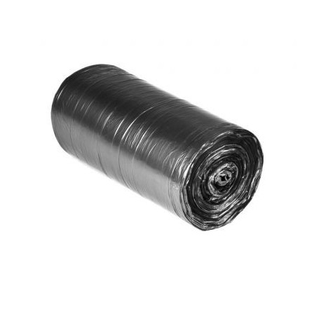 Prügikott 30l läbipaistev must HD (51x60cm) 8my ,100tk/rullis