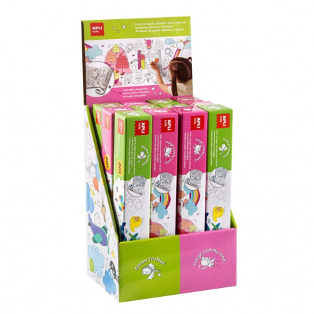 Värvimispaberirull iseliimuv Apli, 30cm x 4m