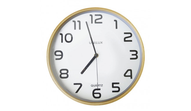 Unilux wall clock Baltic 30,5cm, wood