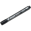 Marker permanent Pilot 100 - FINE 1 mm koonusotsaga - must õlibaasil