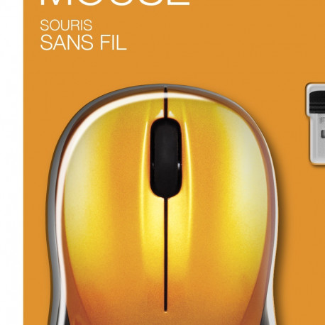 Verbatim wireless mouse Go Nano, orange