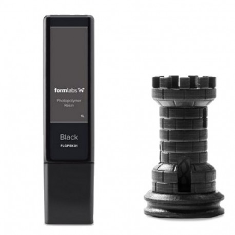 Black Resin V4 materjal Formlabs 3D-printerile, 1l kassett, must