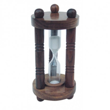 Liivakell puit, 3 minutit, kõrgus 10,5 cm, läbimõõt 5 cm, Merenodi