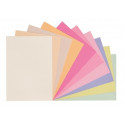 Värviline paber taaskasutatud paberist, 100 g, A4, 10 värvi x 25 lehte