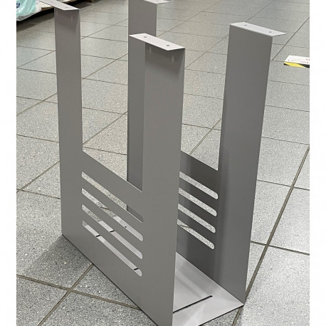 Arvutihoidja  AH, vertikaalne, laiuses reguleeritav/ hõbehall RAL9006, metall